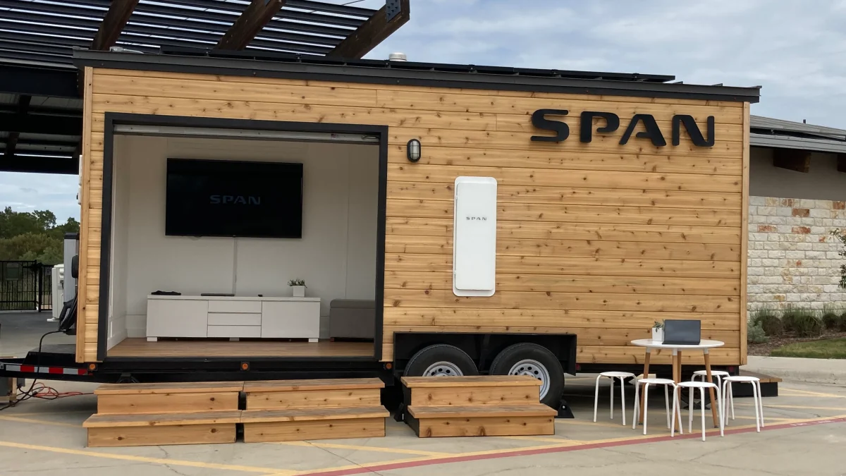 SPAN demonstration wall with smart panel equipment